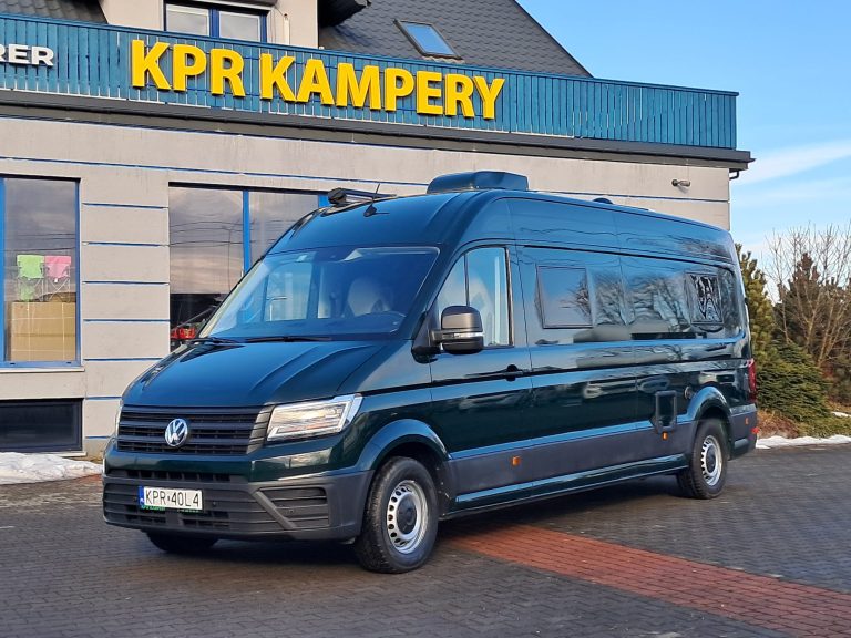 KPR KAMPERY Volkswagen Crafter Campervan Aut. Full Opcja 2xKlima Tempomat Aktywny LED 5 os. FV23%